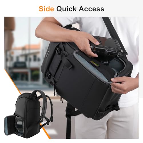 Mochila para cámara DSLR/SLR/Mirrorless con compartimentos miniatura 3
