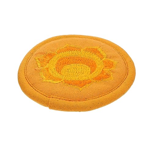Levemolo シンギングボウル クッション 繊細な仏音ボウルパッド 宗教的なクッション 丸みのあるボウルマット 宗教的なサウンド ボウル マット 音響楽器 仏壇パッド コットン Orange