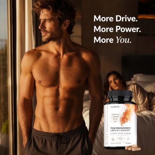 Image of Male Enhancing Supplement & Libido Support for Men - Drive, Stamina & Vitality w. Tongkat Ali, Maca, L-Arginine - Testosterone Support - Energy, Performance & Vigor Boost - 3rd Party Tested - 60ct
