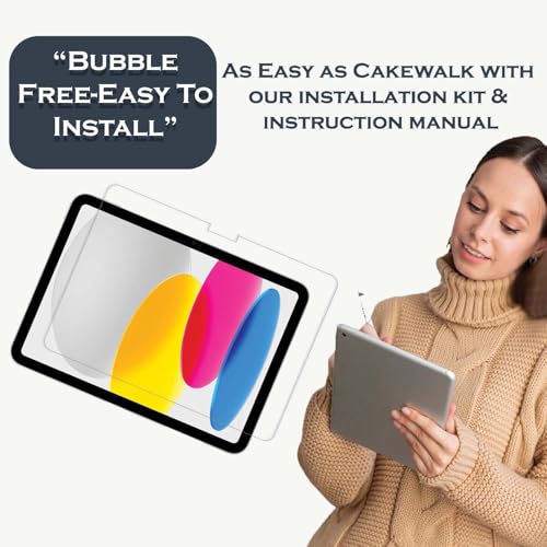 Tough Lee Tempered Glass Screen Guard for Apple iPad 11th Generation A16 11 inch 2025 / For iPad 10th Gen 10.9 inch 2022 (with Easy Installation Kit) (Pack of 1) - Image 3