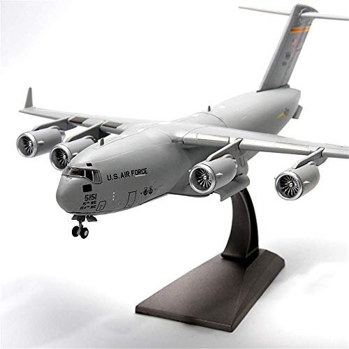 Uterstyle C-17 Globemaster III Model KIT/1:200 Scale C17 Transport Aircraft,Metal Aircraft Display Model for Decoration or Collection Gift