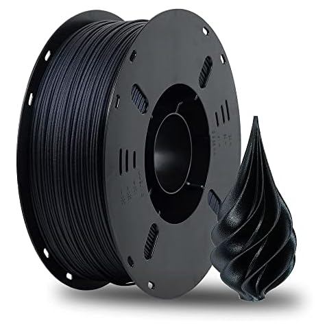 VOXELAB Carbon Fiber PETG 3D Printer Filament, PETG Carbon Fiber Midnight Blue Filament 1.75mm 1KG (2.2 LBS) 1 Spool, 3D Printing Material, Dimensional Accuracy +/- 0.02 mm, PETG CF Midnight Blue Cover