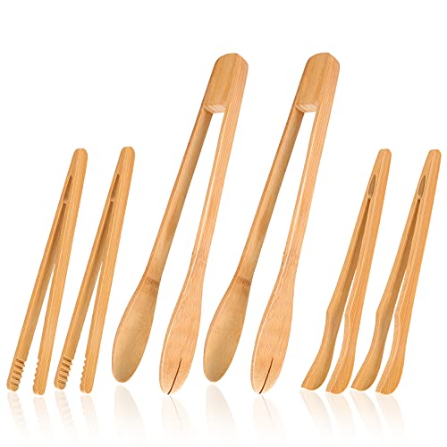 Zopeal Bamboo Cooking Utensils (6 Pcs)