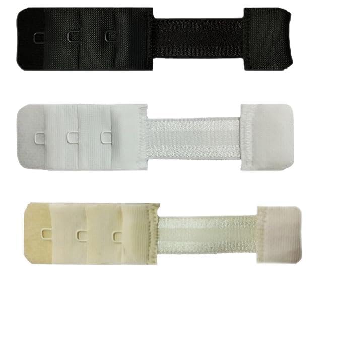 Bra Extender 2 Hook Soft Comfortable Bra Band Extension Pack of 3 (LZ-010)-image-9