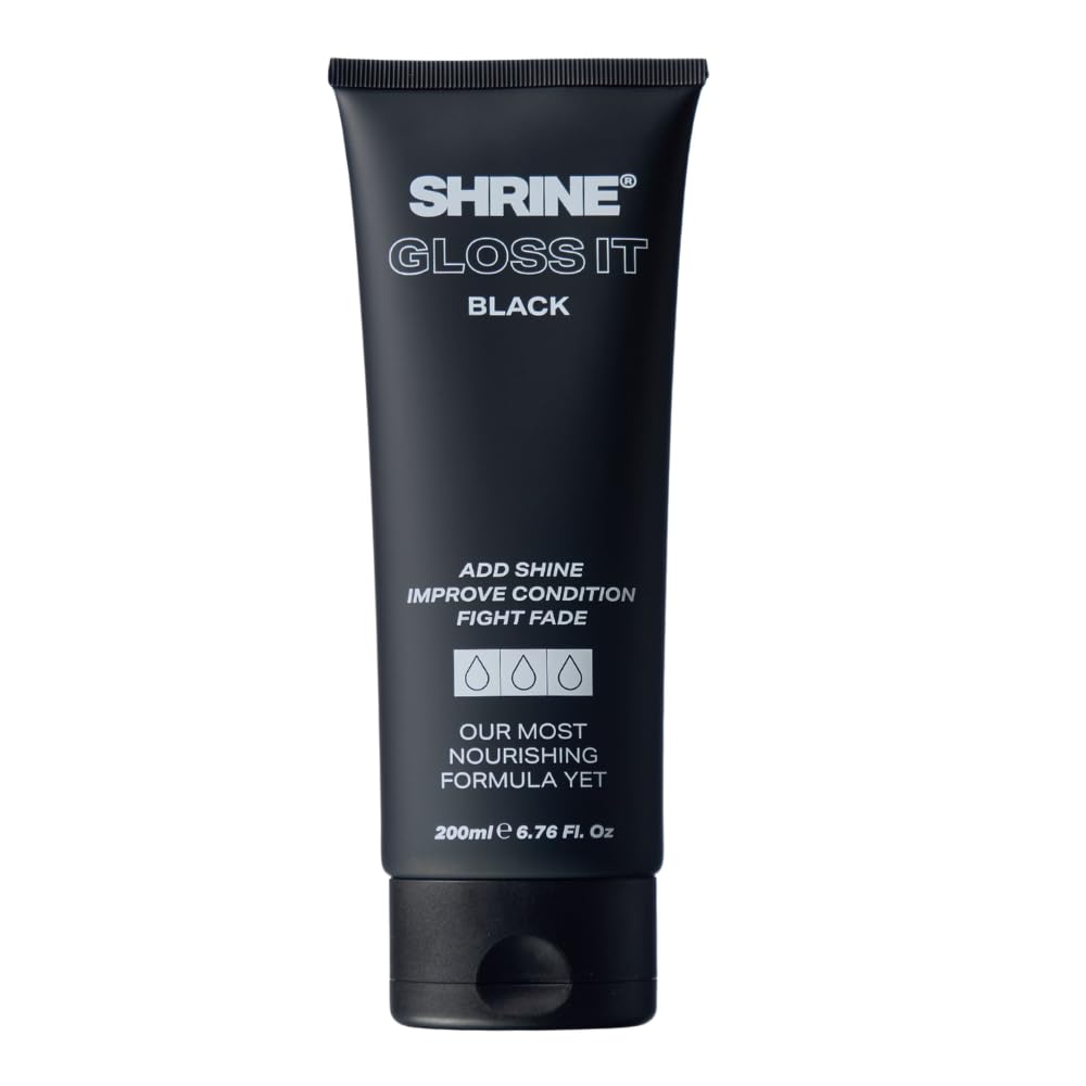 SHRINE Gloss It BLACK Colour Depositing Hair Mask | 200ml
