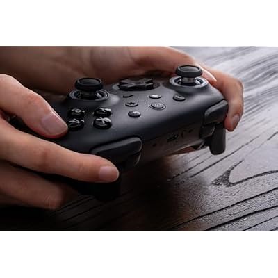 8BitDo Ultimate 2 Bluetooth Controller for Switch, Switch 2 and PC Windows, Switch Pro Controller with TMR Joysticks and Charging Dock, Tactile/Hall Triggers, Vibration & Motion Control, RGB Fire Ring