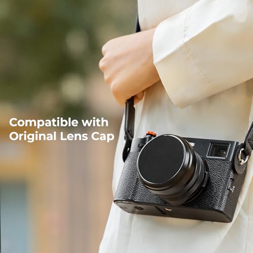 Image of SMALLRIG UV Filter with Lens Hood Kit for FUJIFILM X100VI / X100V, UV Filter with 99% Light Transmission, Anti-Flare & Anti-Ghosting, Lens Hood in Aluminum Alloy, Black - 5850