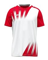 JAKO Unisex Kinder Trikot Vintage, Kurzarm, weiß/rot, 164