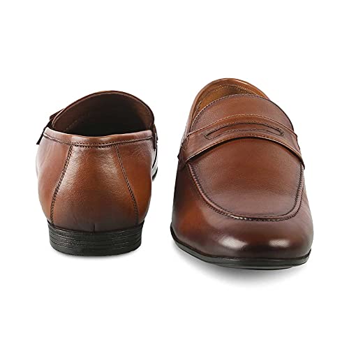 Image of tresmode Smart Casual Leather Loafer for Men