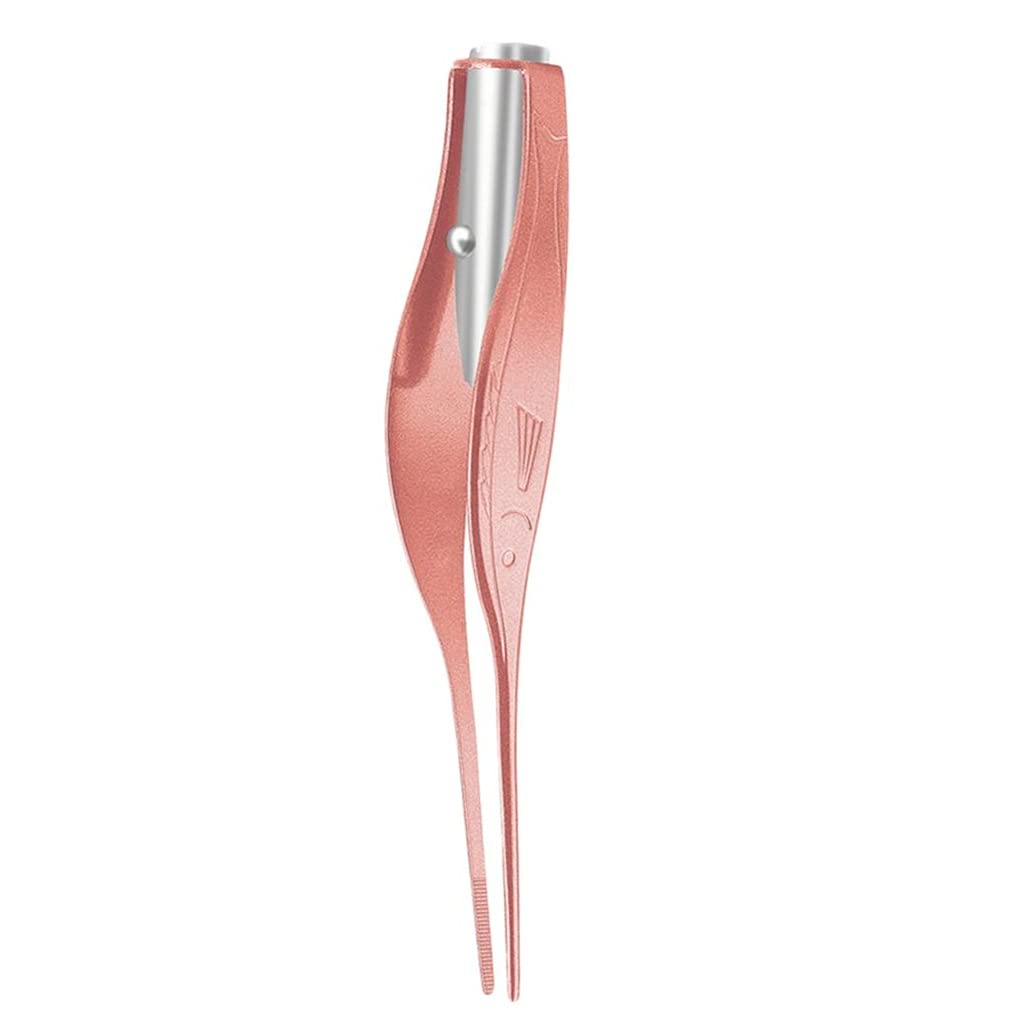 Ear Cleaner LED Torcia Earpick Rimozione Cera Pinzette Luminoso Bambini In Acciaio Inox Remover