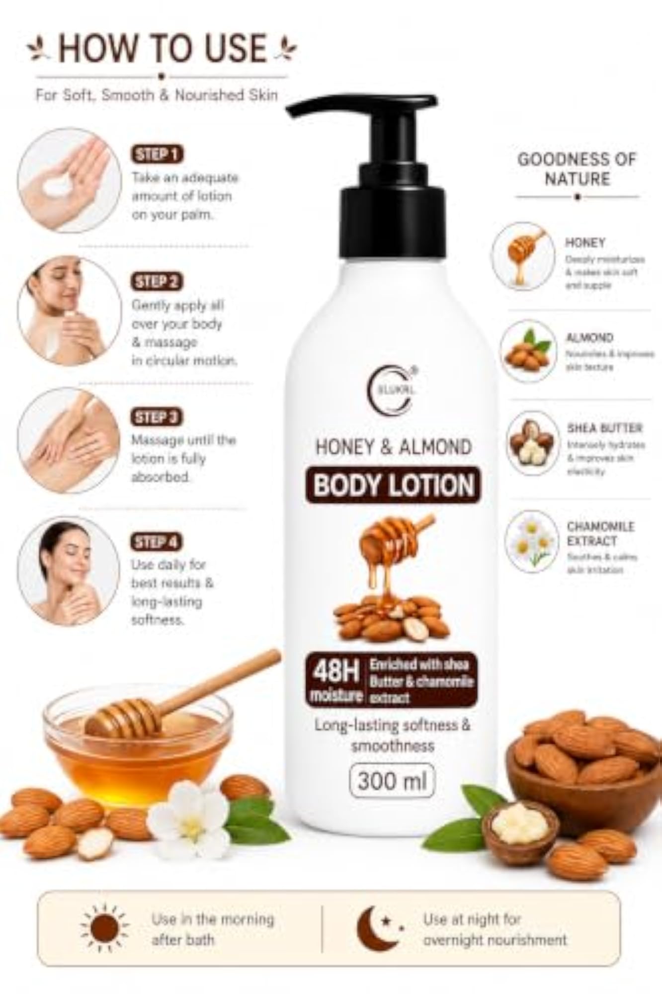 Summer Body Lotion for Normal & Dry Skin, Pack of 2