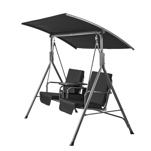 Vevor 2-SEAT PATIO SWING BLACK 2-Seat Patio Swing Chair thumb #9