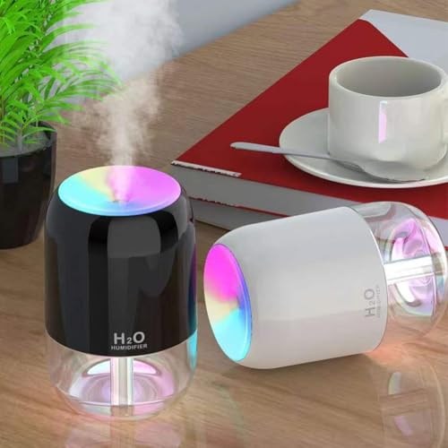 Humidificador aroma con difusor USB blanco compacto miniatura 7