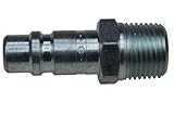 Coilhose Pneumatics 1201 1/2-Inch Body Size, Coilflow Industrial Interchange Connector, 1/2-Inch NPT, Male