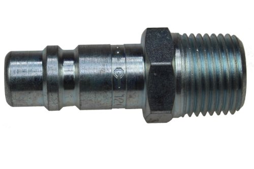 Coilhose Pneumatics 1201 1/2-Inch Body Size, Coilflow Industrial Interchange Connector, 1/2-Inch NPT, Male