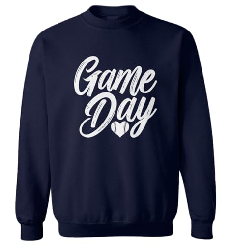 Game Day - Love Baseball Toddler Fleece Crewneck Sweater