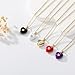 Lunvky 14K Gold Plated Heart Pendant Necklace for Women Trendy Cute Dainty Love Choker Necklaces Pink Black White Red Enamel Heart Pendants Fashion Jewelry Birthday Mother Gifts