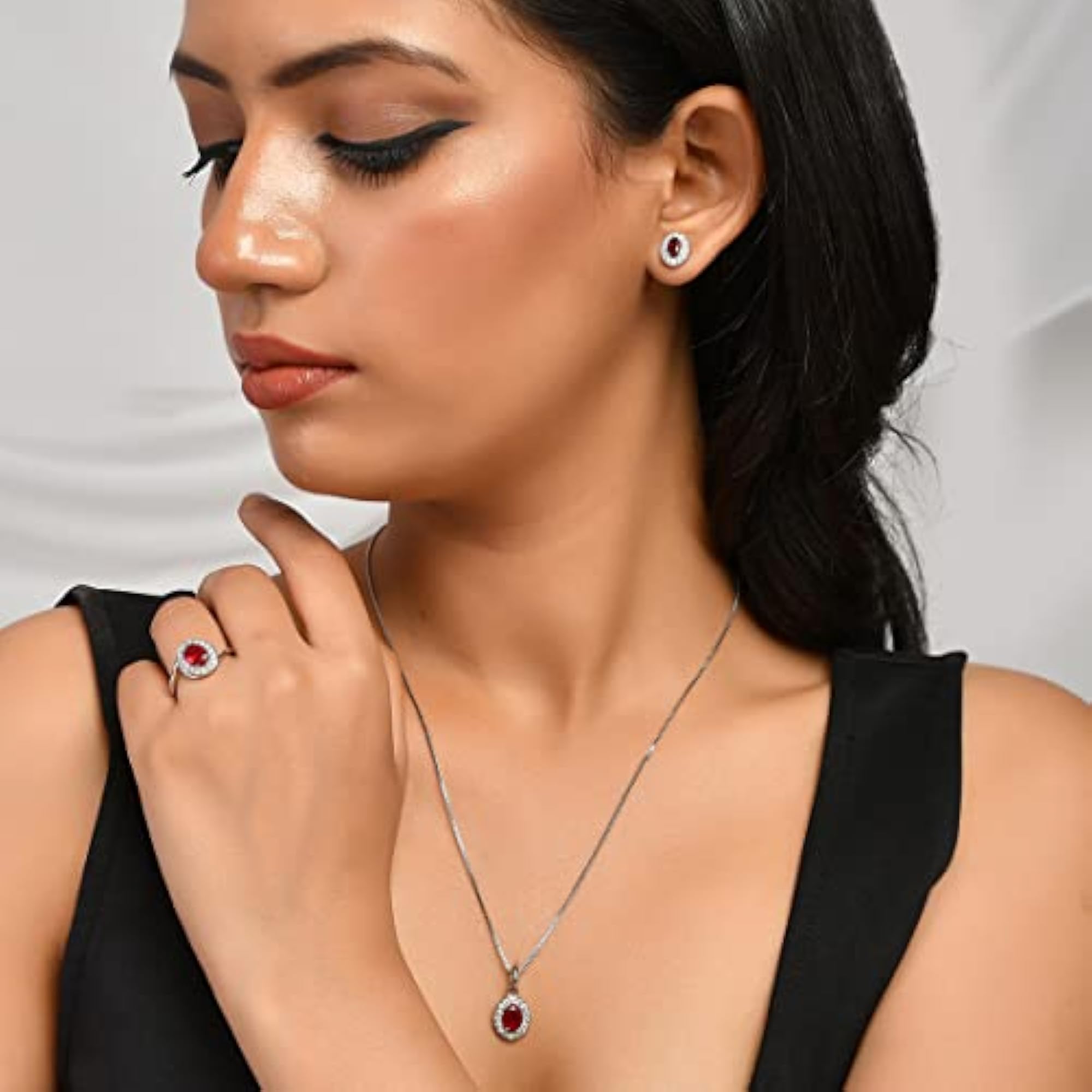 Essentials Pink Round CZ Box Set