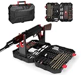 gun cleaning kit with stand