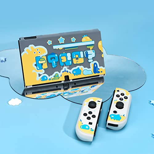 Geekshare Capa Protetora Capa Fina Compatível Com Nintendo Switch Oled E Joy Con - Absorção De Choqu