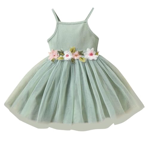 1-6Y Baby Girls Tutu Dress Toddler Sleeveless Princess Tulle Sundress Infant 2025 Trendy Party Prom Gowns Dresses