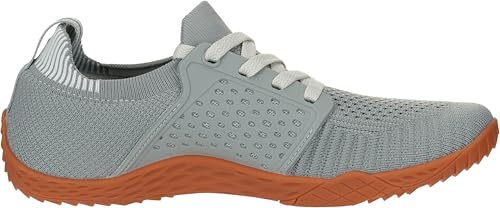 Image of WHITIN Women's Zero Drop Barefoot Trail Runner W63 | Lightweight & Breathable Knit Upper, High-Traction Rubber Outsole, Natural Stride, Versatile for Lifting, Hiking, Camping