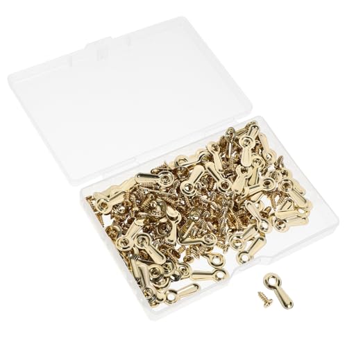 Image of 1set Picture Frame Backing Clips Iron Picture Hanging Hardware Screws for Photos Turn Button Fasteners for Wall Art and Decor