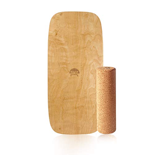JUCKER HAWAII Balance Board Homerider Aka Pure - Tabla de Equilibrio Balanceboard Set Incluido Rollo de Corcho