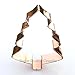 4" Christmas Tree Cookie Cutter- Copper