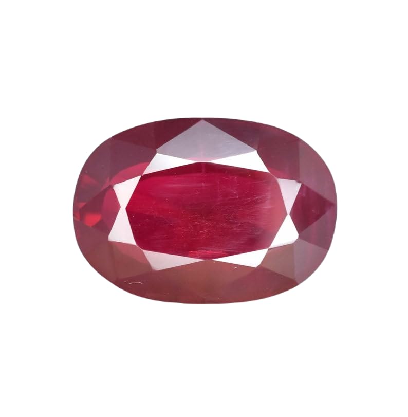Rubis naturel facetté 21x17mm de qualité gemme pour haute joaillerie