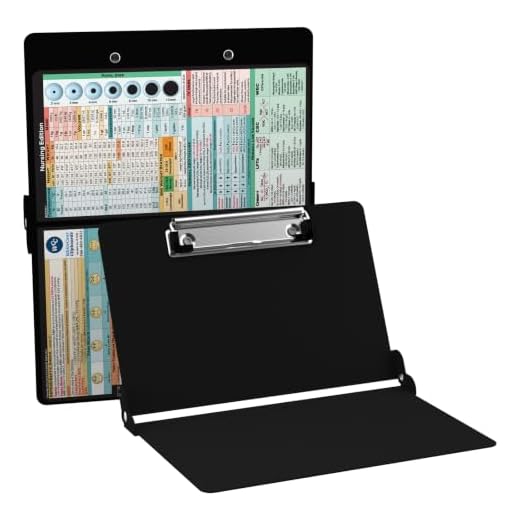 WhiteCoat Clipboard® - Black Nursing Edition