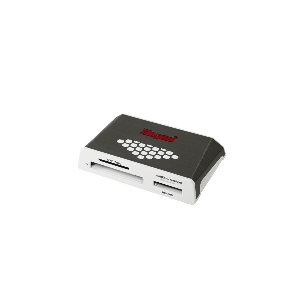 Kingston FCR-HS4 USB 3.0 Hi-Speed czytnik multimediów, szary/biały