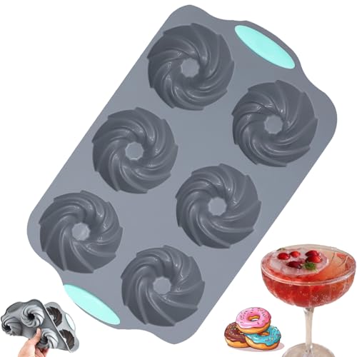 Molde de silicona para cubos de hielo forma corona miniatura 1