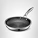 HexClad Hybrid Nonstick 10-Inch Frying Pan, Stay-Cool Handle, Dishwasher-Friendly, Oven-Safe Up to 900°F, Induction Ready, Compatible with All Cooktops