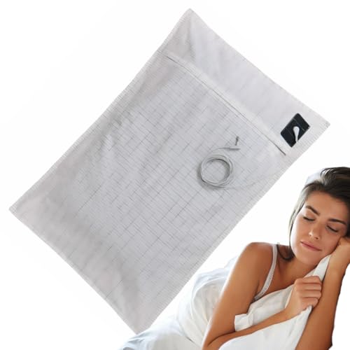 Drap lit de mise à la terre conducteur argenté respirant pour mieux dormir