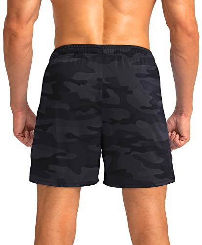 Image of G Gradual Men's Gym Workout Shorts Zipper Pockets 5 inch / 7 inch Quick Dry Breathable Runing Athletic Short for Men