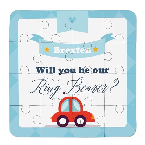 Ring Bearer Gift Will You Be Our Ring Bearer Puzzle Invitation, Will you be our Page Boy, Junior Groomsman any role Puzzle Invitation