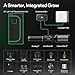 VIVOSUN GIY Smart Grow Tent System 2x2, WiFi-Integrated Grow Tent Kit, with Automate Ventilation and Circulation, Schedule Full Spectrum 100W LED Grow Light, and GrowHub E42A+ Controller