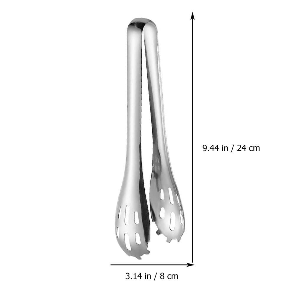 Pinzas para Alimentos De Cocina, Pinzas para Platos Calientes, Pinzas para Cuencos, 2 Piezas, Pinzas Recuperadoras De Acero Inoxidable, Pinzas para Servir Carne, Pinzas P24X4.5CM