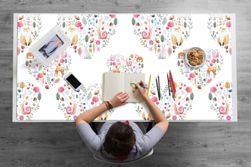 Tapis de souris 120x60 cm PVC imperméable grand format idéal pour la protection de bureau design