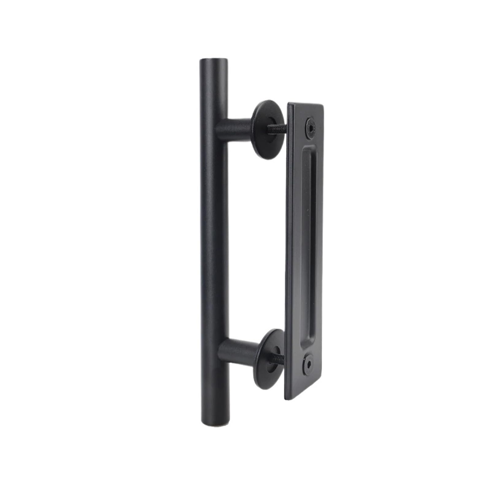 Poignée de porte en bois encastrée pour éviter les frottements sur cloison