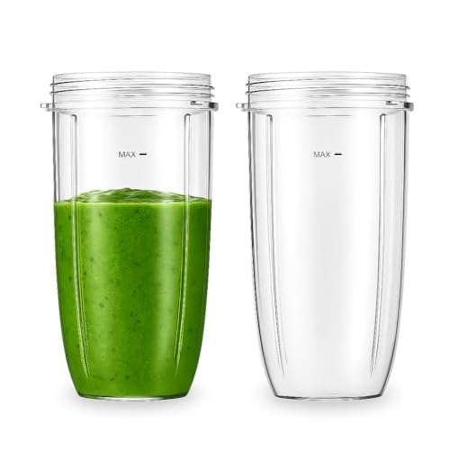 2-Pack 32 oz Replacement Blender Cups for Nutribullet 600W and 900W Compatible with NutriBullet Extractor Blades