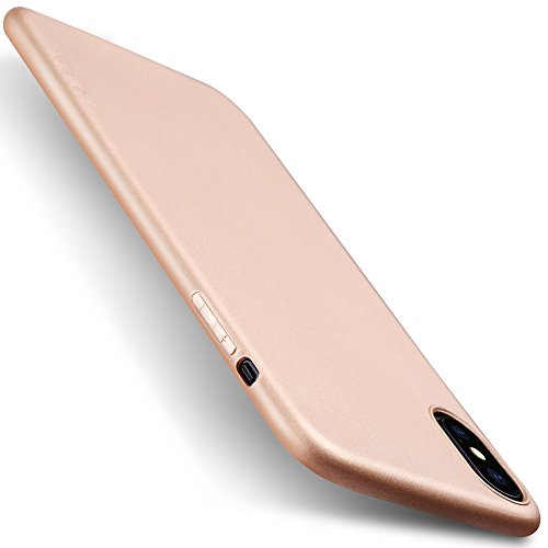X-Level Case Compatible Iphone X And Iphone Xs,Soft Tpu Matte Surface Slim Ultra Thin Light Full Protective Back Cover Compatible Apple Iphone Xs Case (2018) / Apple Iphone X Case (2017)-Gold #TOP9