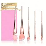 Juego de 8 brochas de maquillaje de Sailor Moon Magical Girl doradas, brochas de sombra de ojos rosa, delineador de ojos, cejas, kit de brochas cosméticas esenciales
