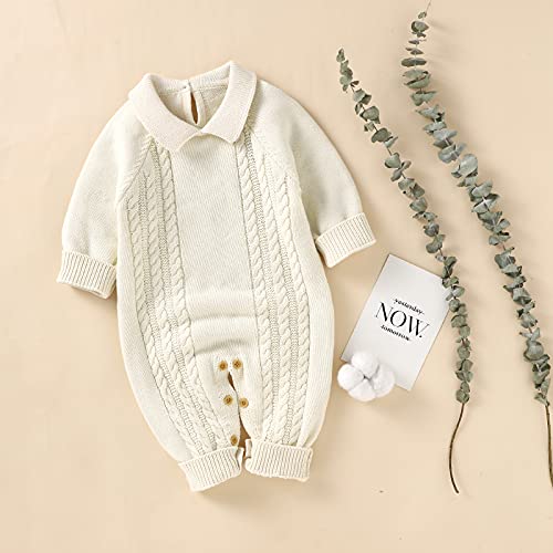 LAWKUL Baby Sweater Newborn Boy Outfits Cotton Baby Knit Sweater Romper Fall Clothes2