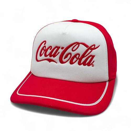 AMERICAN NEEDLE Unisex Coca Cola Ace Adjustable Snapback Baseball Hat Red White (PI027A-COKE-RDWH)