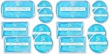 Reusable Hot and Cold Gel Ice Packs for Injuries - Gel Cold Packs for Injuries - Multiple Shapes and Sizes 7 Variety Pack (Pack of 2)