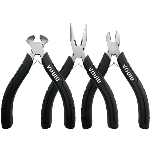 Mini alicates de 3 piezas VOUIU para sujetar piezas pequeñas sin esfuerzo 2