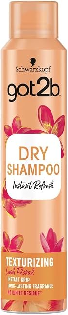 Schwarzkopf got2b Fresh It Up, No Rinse Spray to Refresh Hair in Between Washes, No White Residue, Dry Shampoo, Extra Texture 200ml