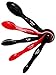 Norpro 2999 Measuring Spoons with Magnet, red/Black